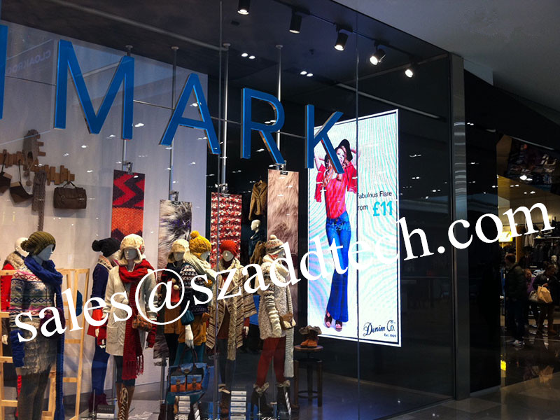 Germany P6mm Indoor LED Screen, Installed in the Cloth Shop