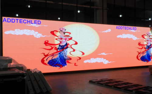 Front Serviced Indoor LED Screen in Europe