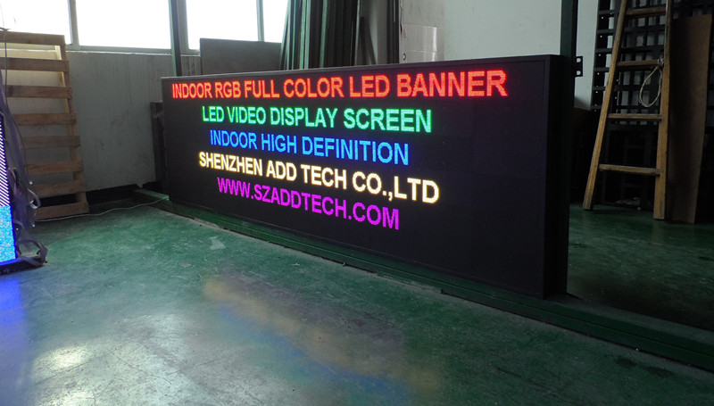 P4mm French Indoor SMD Full Color LED Banner