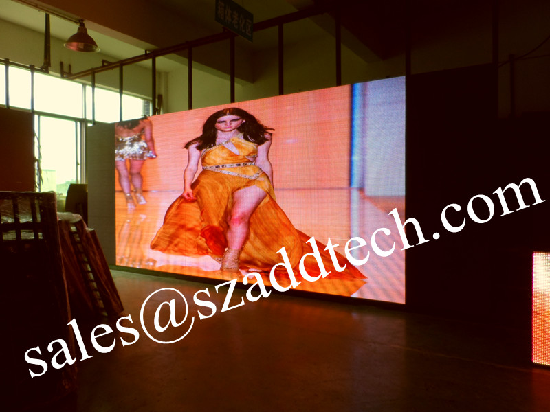 P7.62mm Rental Indoor SMD Full Color LED Screen-Aluminum cabinet